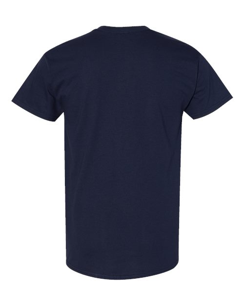 Heavy Cotton™ T-Shirt - Back - B00060833 - Blue Dusk