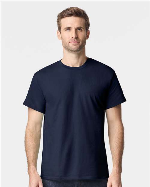 Heavy Cotton™ T-Shirt - OnModelFront - B00060833 - Blue Dusk