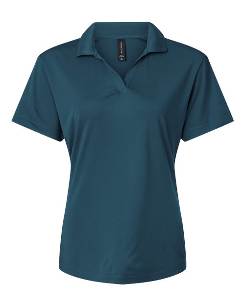 Pro-Lock Women's Performance Polo - Front - B01896253 - Atlantic Blue