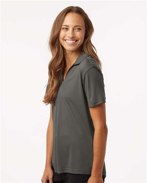 Pro-Lock Women's Performance Polo - OnModelSide - B01896593 - Charcoal