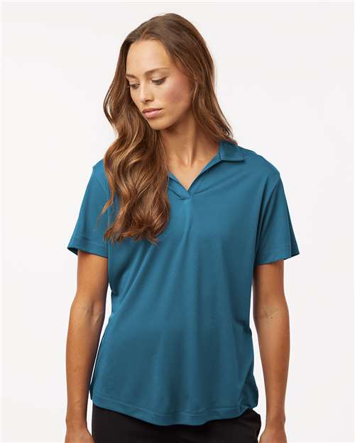Pro-Lock Women's Performance Polo - OnModelFront - B01896113 - Pacific Blue