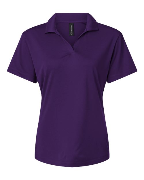 Pro-Lock Women's Performance Polo - Front - B01896673 - Purple