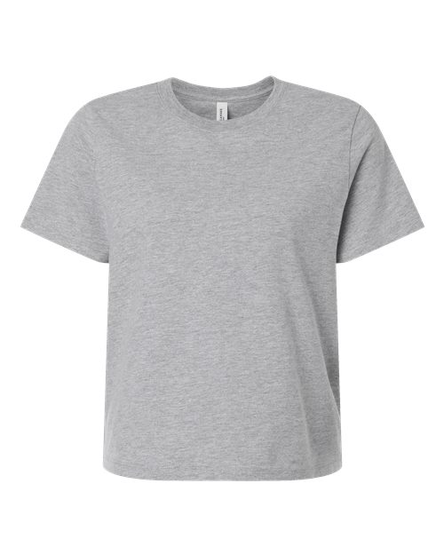 Women's 6 oz Heavyweight Tee - Front - B06606582 - Athletic Heather