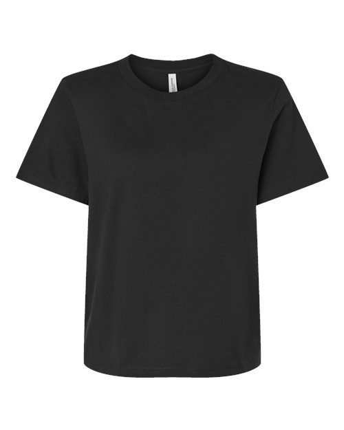 Women's 6 oz Heavyweight Tee - Front - B06606492 - Vintage Black