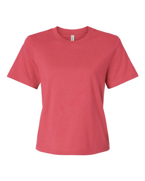 Women's 6 oz Heavyweight Tee - Front - B06606702 - Vintage Red
