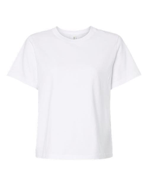 Women's 6 oz Heavyweight Tee - Front - B06606002 - White