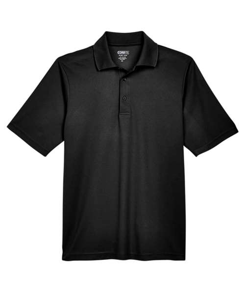 Men's Origin Performance Piqué Polo - Front - B221A7502 - Black
