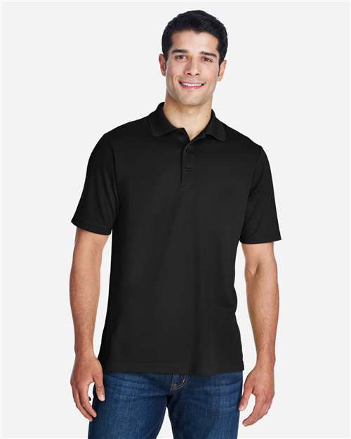 Men's Origin Performance Piqué Polo - OnModelFront - B221A7502 - Black