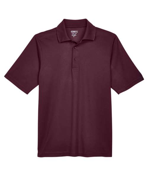 Men's Origin Performance Piqué Polo - Front - B221A7532 - Burgundy