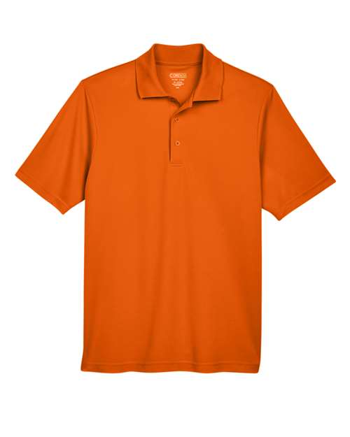 Men's Origin Performance Piqué Polo - Front - B221A7662 - Campus Orange