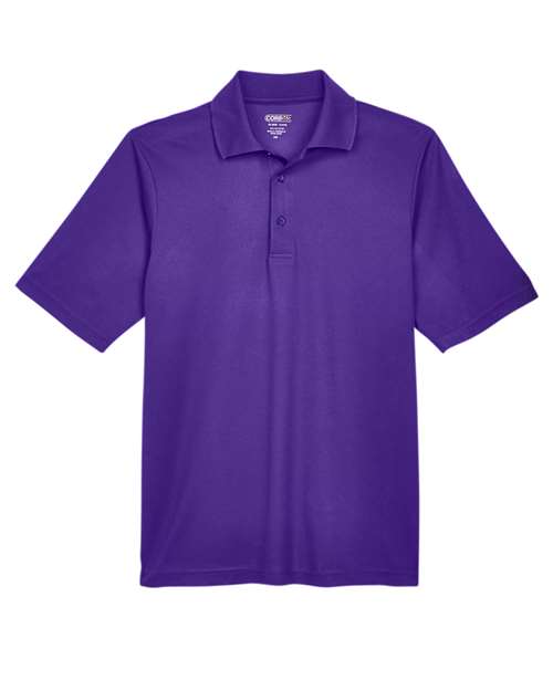 Men's Origin Performance Piqué Polo - Front - B221A7672 - Campus Purple