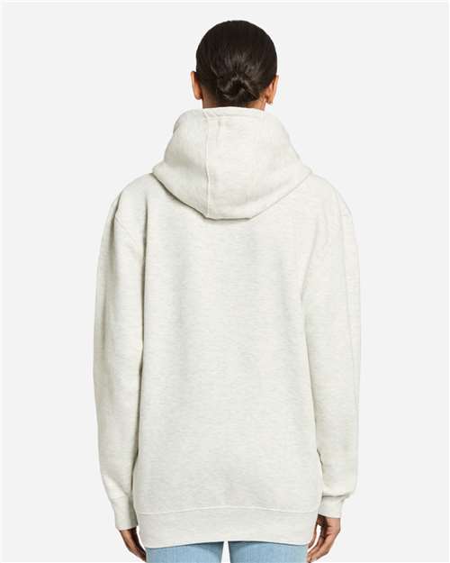 Premium Full-Zip Hooded Sweatshirt - OnModelBack - B488C9242 - Oatmeal Heather