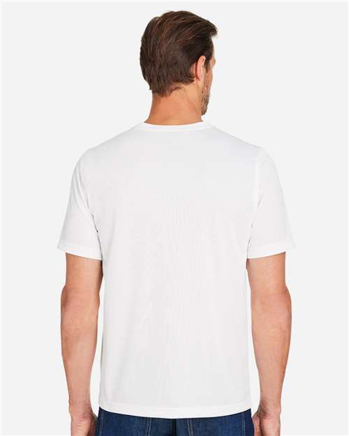 Unisex Charge Snag and Soil Protect T-Shirt - OnModelBack - B188B9007 - White