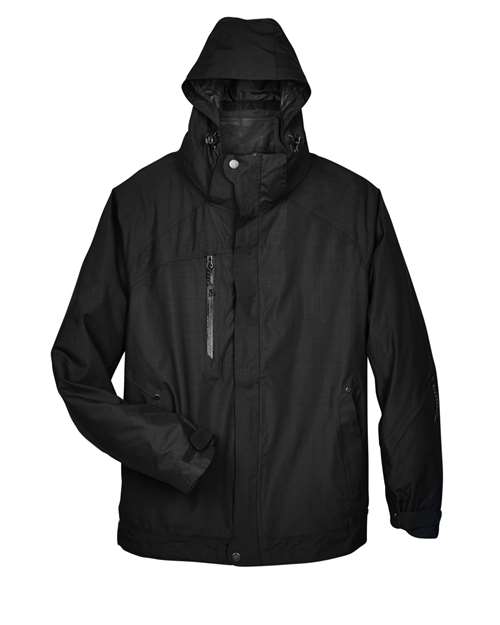 Men's Caprice 3-in-1 Jacket with Soft Shell Liner - Front - B146D3507 - Black