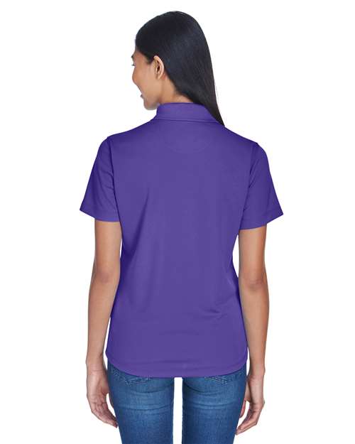 Women's Cool & Dry Stain-Release Performance Polo - OnModelBack - B915E1672 - Purple