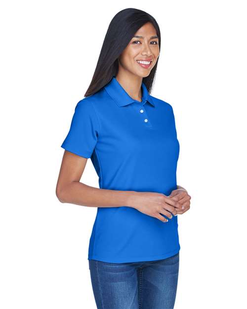 Women's Cool & Dry Stain-Release Performance Polo - OnModelSide - B915E1112 - Royal