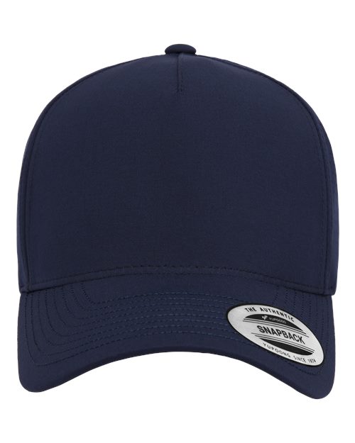 5-Panel Snapback with Perforated Cap - Front - B33895650 - Navy