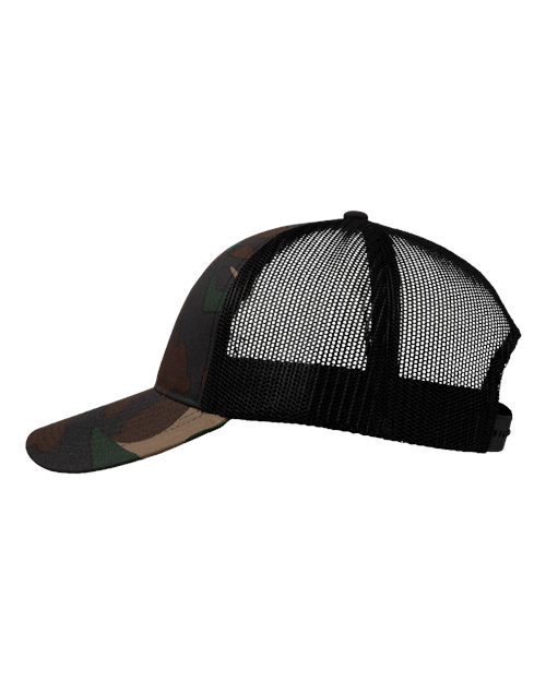 Mesh-Back Twill Trucker Cap - DirectSide - B24995980 - Camo/ Black