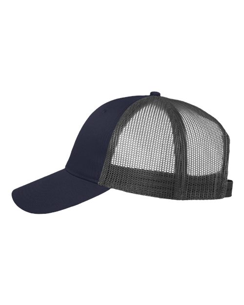 Mesh-Back Twill Trucker Cap - DirectSide - B24995690 - Navy/ Charcoal