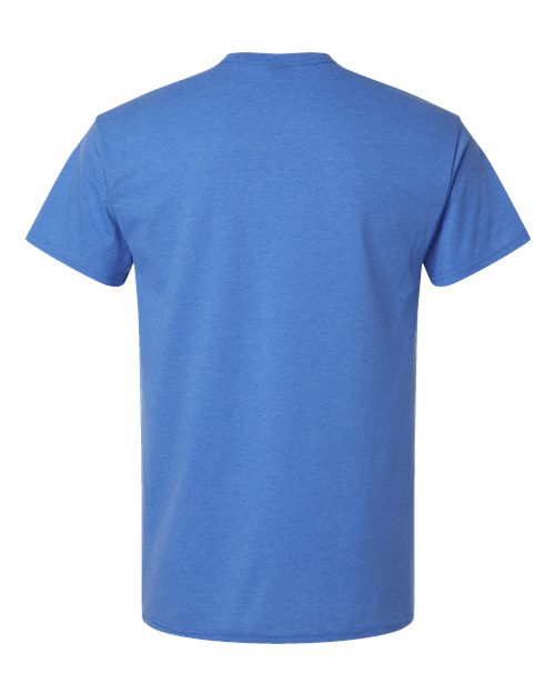 Light Cotton T-Shirt - Back - B02860272 - Heather Royal