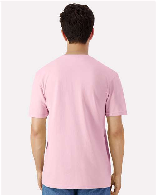 Light Cotton T-Shirt - OnModelBack - B02860312 - Light Pink