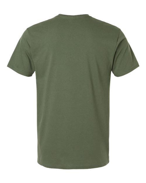 Light Cotton T-Shirt - Back - B02860322 - Military Green
