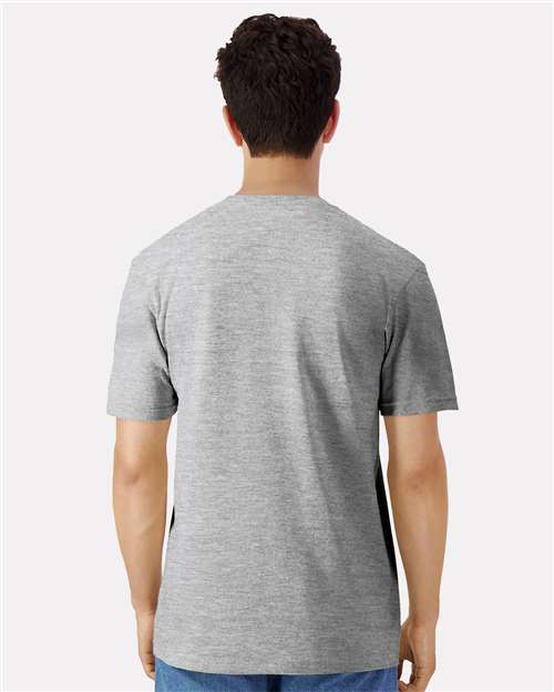 Light Cotton T-Shirt - OnModelBack - B02860382 - Sport Grey