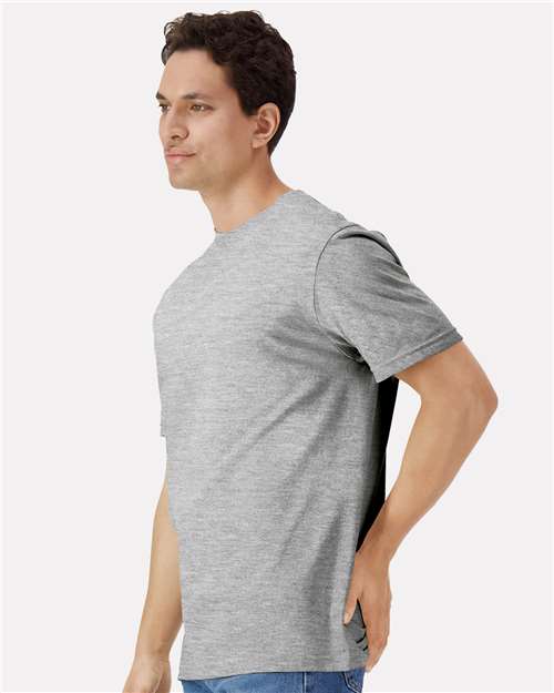 Light Cotton T-Shirt - OnModelSide - B02860382 - Sport Grey