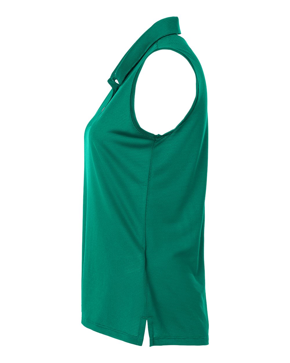 Women's Ottoman Sleeveless Polo - DirectSide - B11653762 - Pure Teal