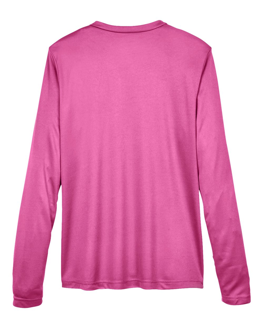 Women's Zone Performance Long Sleeve T-Shirt - Back - B681D9302 - Sport Charity Pink