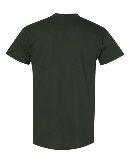 Heavy Cotton™ T-Shirt - Back - B00060543 - Forest Green