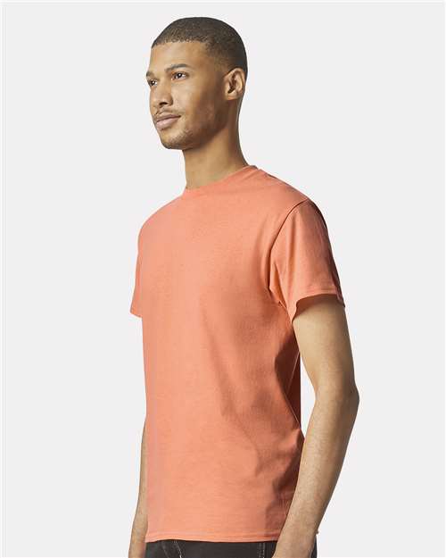 Heavy Cotton™ T-Shirt - OnModelSide - B00060183 - Tangerine