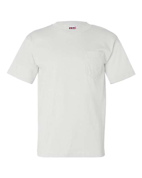 USA-Made Pocket T-Shirt - Front - B04279003 - White