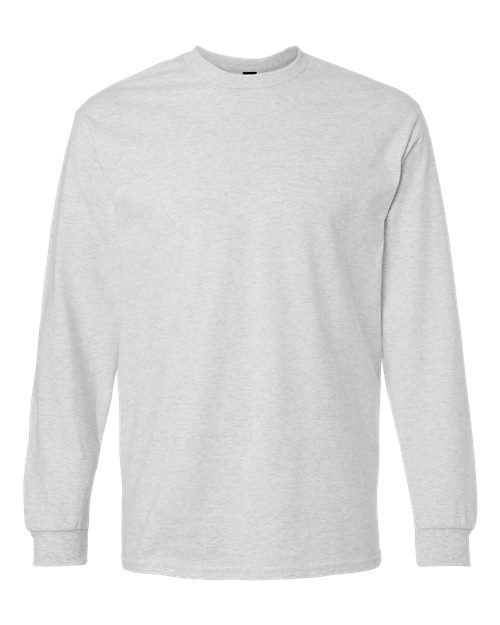 Ultra Cotton® Long Sleeve T-Shirt - Front - B06060023 - Ash