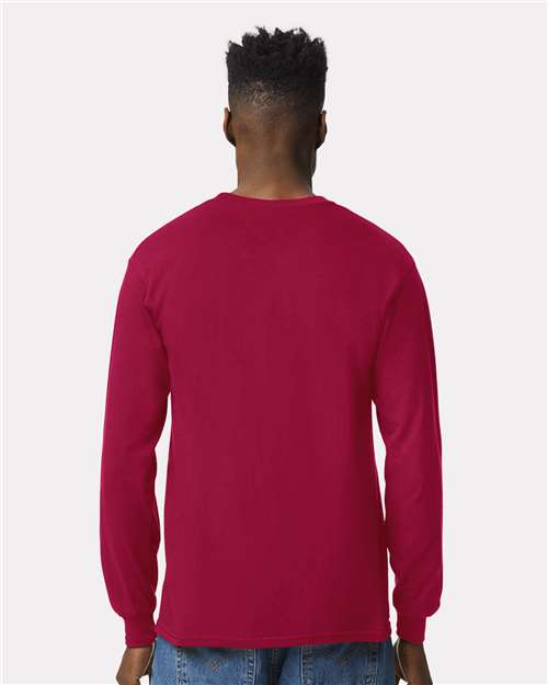 Ultra Cotton® Long Sleeve T-Shirt - OnModelBack - B06060523 - Cardinal Red