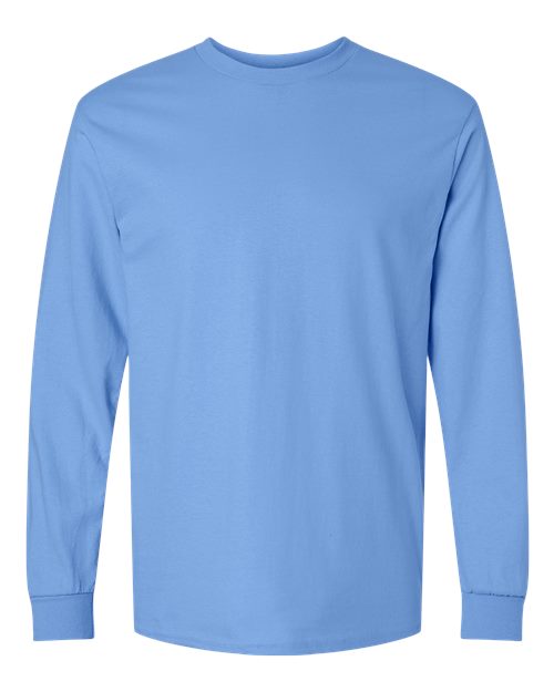 Ultra Cotton® Long Sleeve T-Shirt - Front - B06060263 - Carolina Blue