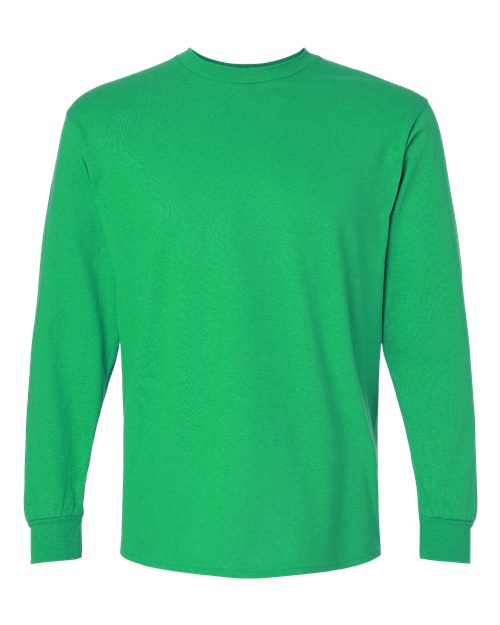 Ultra Cotton® Long Sleeve T-Shirt - Front - B06060203 - Irish Green