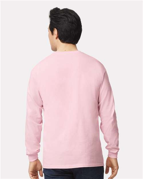 Ultra Cotton® Long Sleeve T-Shirt - OnModelBack - B06060303 - Light Pink
