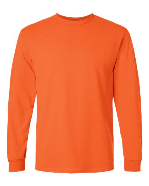 Ultra Cotton® Long Sleeve T-Shirt - Front - B06060663 - Orange