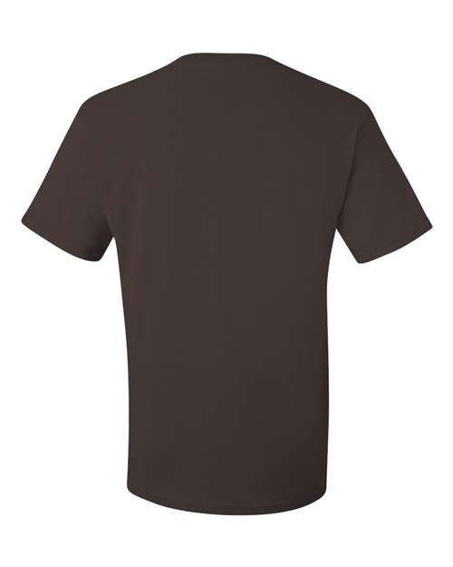 Dri-Power® 50/50 T-Shirt - Back - B06535553 - Chocolate