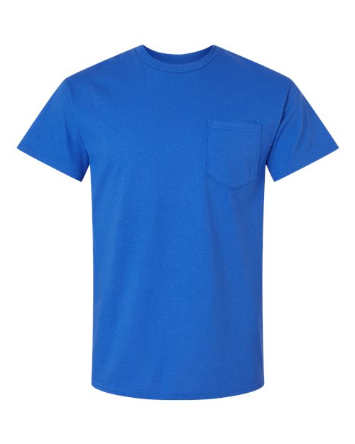 Ultra Cotton® Pocket T-Shirt - Front - B07060753 - Royal