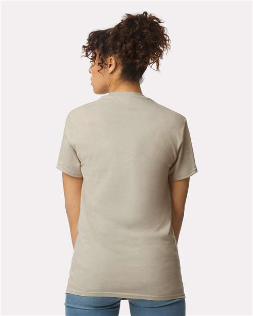 Ultra Cotton® Pocket T-Shirt - OnModelBack - B07060733 - Sand