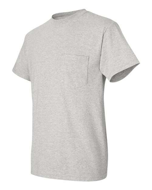 DryBlend® Pocket T-Shirt - Side - B07260023 - Ash