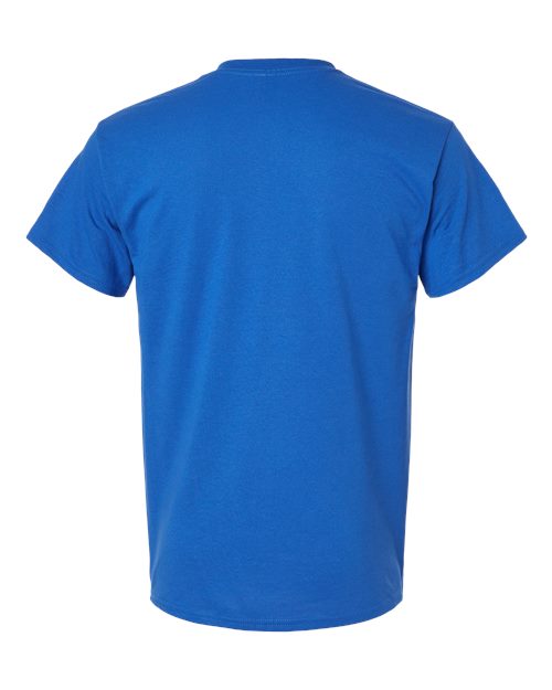 DryBlend® Pocket T-Shirt - Back - B07260753 - Royal