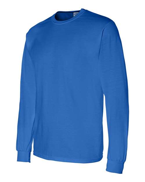 DryBlend® 50/50 Long Sleeve T-Shirt - Side - B07660753 - Royal