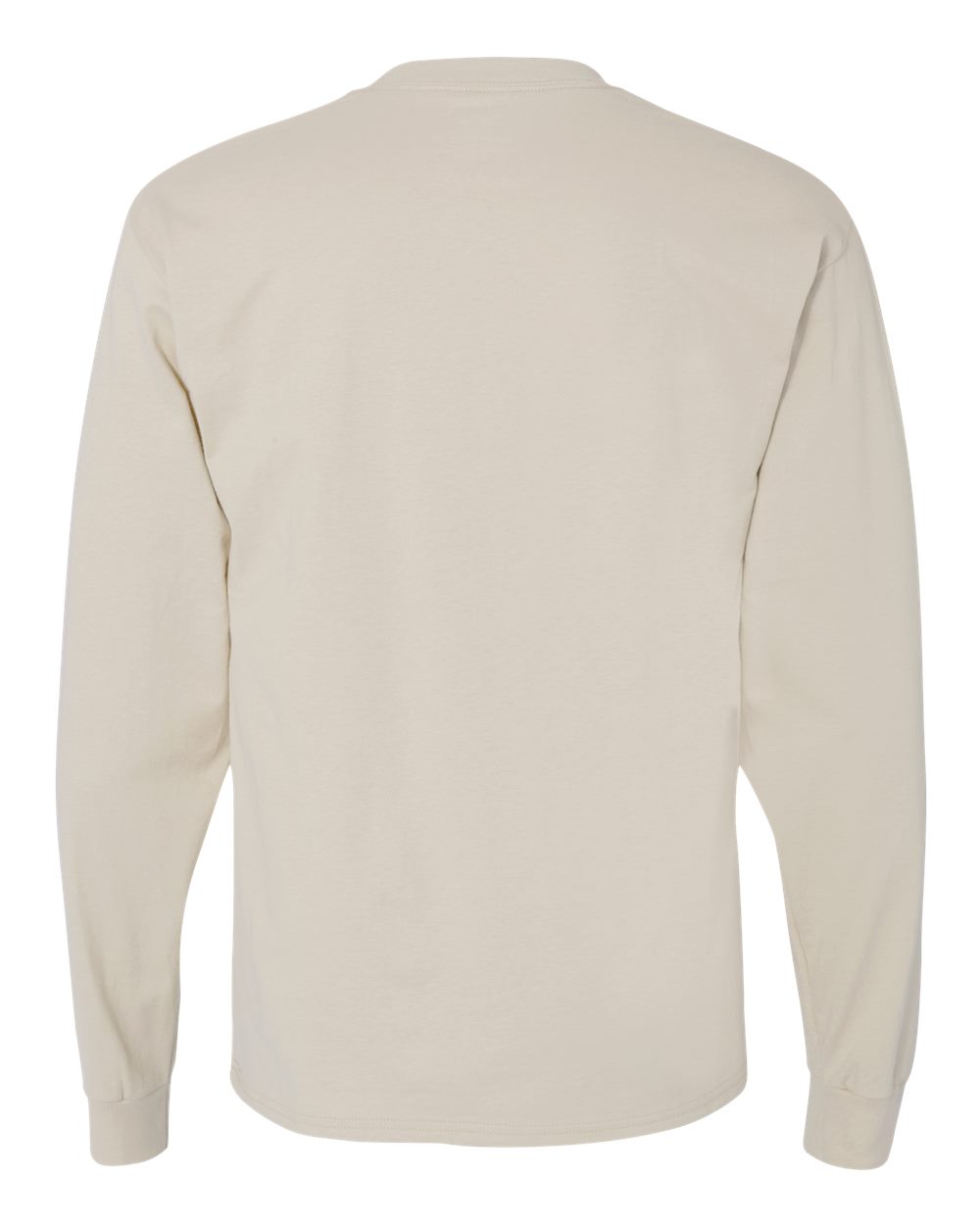 Beefy-T® Long Sleeve T-Shirt - Back - B08700733 - Sand