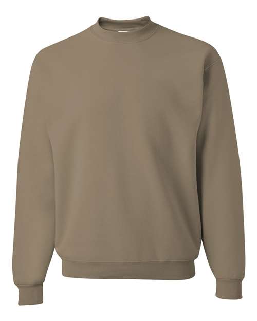 Unisex NuBlend® Crewneck Sweatshirt - Front - B21035775 - Khaki