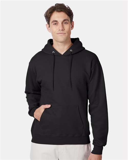 Ultimate Cotton® Hooded Sweatshirt - OnModelFront - B22200503 - Black