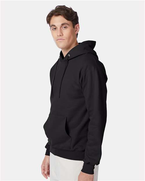 Ultimate Cotton® Hooded Sweatshirt - OnModelSide - B22200503 - Black