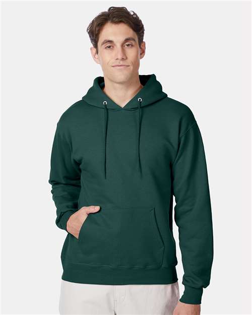 Ultimate Cotton® Hooded Sweatshirt - OnModelFront - B22200873 - Deep Forest